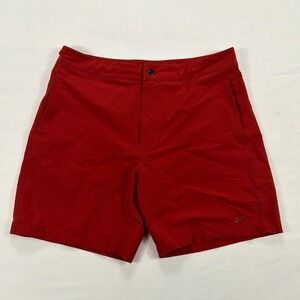 Myles‎ Apparel Everyday Short 7" Inseam Athletic Performance Red Size 32 Mens